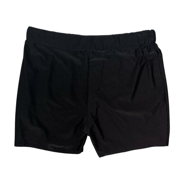 No You Hang Up Horror Graphic Womens Shorts Halloween 3XL Black Pink Stretchy - Picture 3 of 3